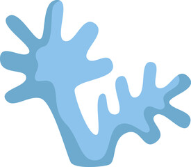 Coral Plant Hand Drawn