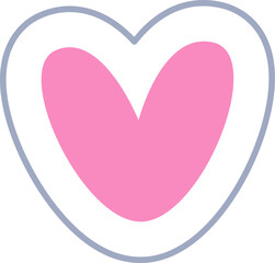 Heart Shape Sticker