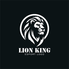 Fototapeta premium Lion King emblem logo design inspiration vector file for your company