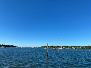 boats on the lake