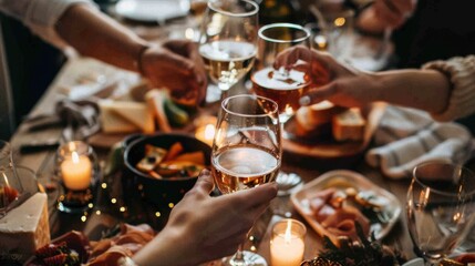 The Festive Dinner Toast