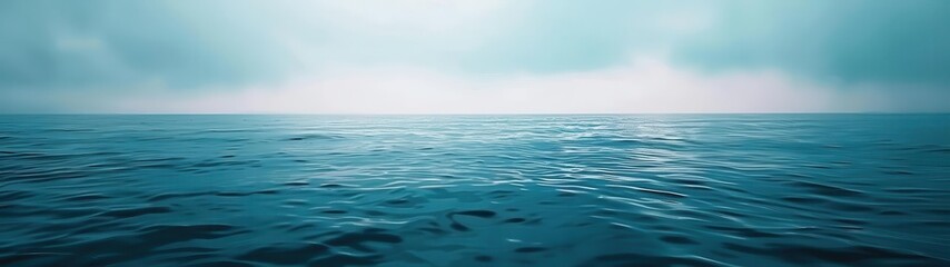 Fototapeta premium large body of water with a sky in the background