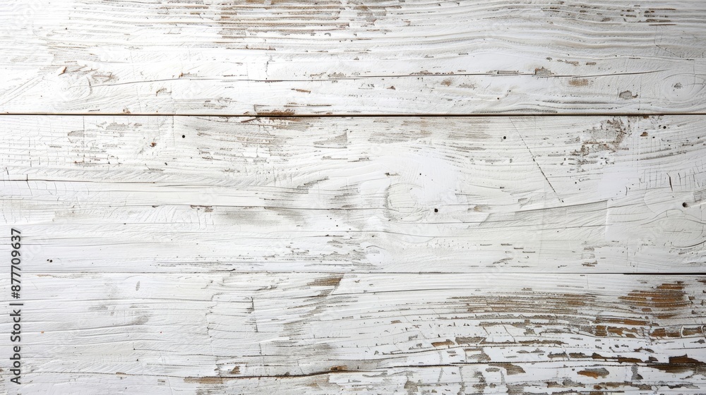 Poster soft wood surface in white color for design background with texture and space for text