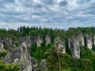 Rock formation in Czech Republic