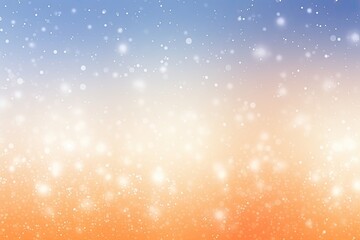 Abstract Background with Blue and Orange Gradient and Sparkling Lights.