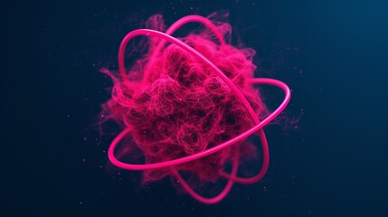 Quantum coherence maintaining quantum states' integrity for extended periods, essential for quantum computing and information processing. Background Illustration, Bright color tones, , Minimalism,