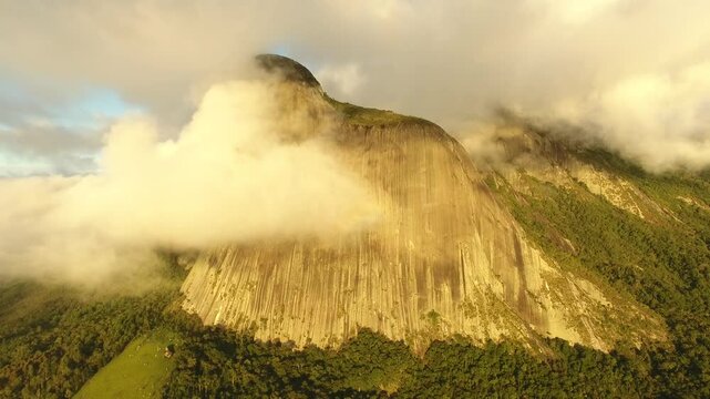 Aerial view of Pedra Azul - Pedra Azul State Park - Domingos Martins, Esp&iacute;rito Santo 