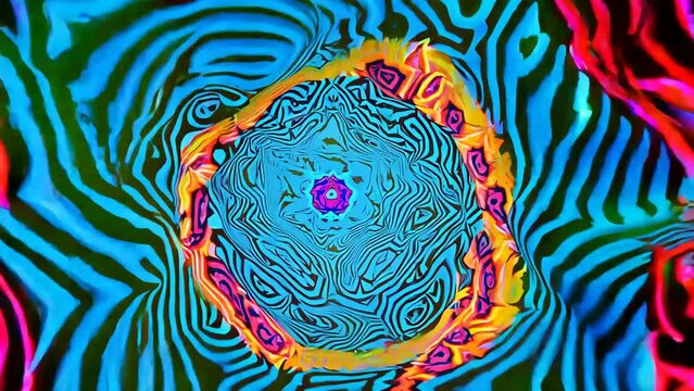psychedelic colorful shapes