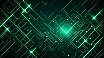 Abstract wallpaper background technology green