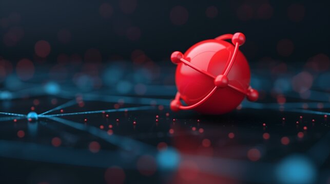 Quantum sensors detecting tiny changes in magnetic fields, temperature, and other physical properties with high precision. Background Illustration, Bright color tones, , Minimalism,