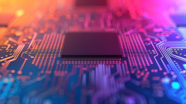 Quantum error correction techniques preventing errors in quantum computations, essential for reliable quantum computing. Background Illustration, Bright color tones, , Minimalism,