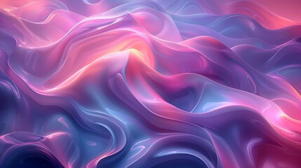 Obraz premium Smooth, liquid-like gradients blending seamlessly
