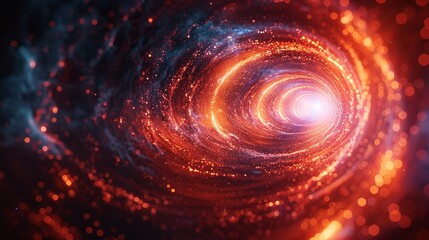 Obraz premium Quantum feedback control uses measurement outcomes to adjust the dynamics of a quantum system maintaining desired states and improving performance in quantum operations Background Illustration,