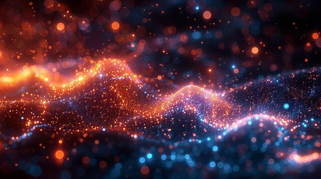 Quantum machine learning harnesses quantum algorithms to improve data analysis predictive modeling and optimization tasks in various scientific and industrial fields Background Illustration, Bright