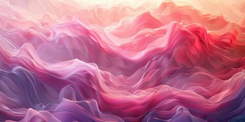 Fototapeta premium Abstract Flowing Landscape