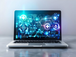 Advanced Medical Technology, Disease and clinical analysis, Medical science and biotechnology, Healthcare and medical doctor working, Virtual research of patient report, Advance research