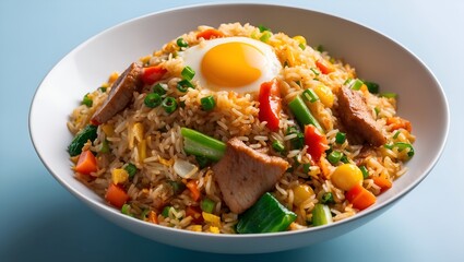 Fried Rice - Rice stir-fried with vegetables, eggs, and choice of meat.