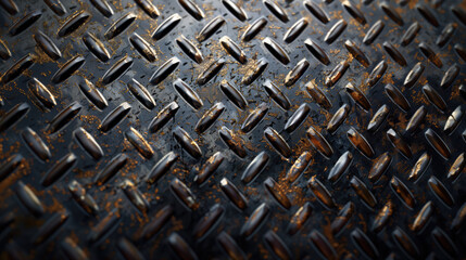 Black Diamond Plate Metal Texture Wallpaper Background