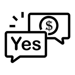 corruption Line Icon