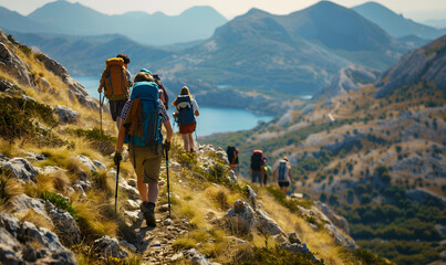 Fototapeta premium Happy holiday activities for teenagers