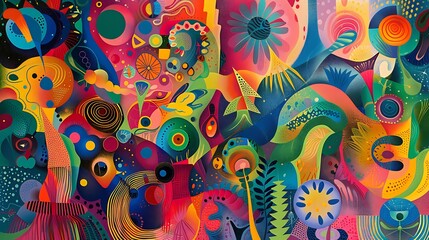 Obraz premium Abstract Colorful Illustration