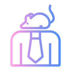 brain Line Gradient Icon