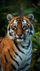 Fototapeta premium portrait of a bengal tiger
