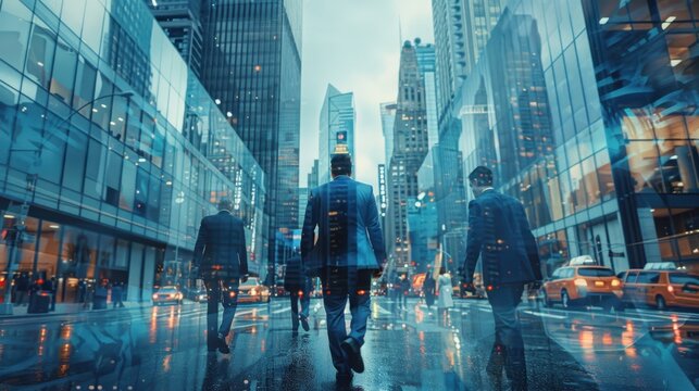 The Businessmen in Urban Jungle