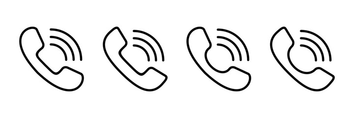 Call icon vector isolated on white background. Phone icon vector. mobile phone. telephone icon