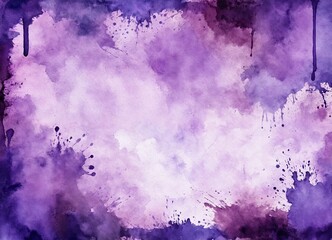 Purple and blue contemporary painting, grunge background. Modern artwork for room decoration