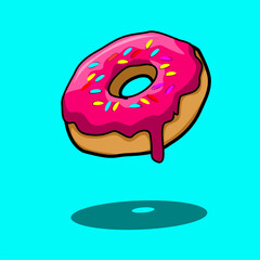 Obraz premium donuts with various toppings 
