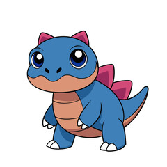 kawaii, dinosaur, character, animal, cute, baby, dino, dragon, sticker, face, vector, cartoon, chibi, flat, happy, anime, manga, mascot, little, prehistoric, illustration, fantasy, lizard, icon, creat