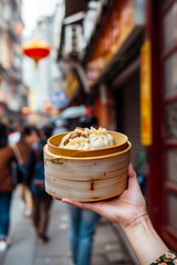 Obraz premium Traditional Chinese Food: Steamed Buns