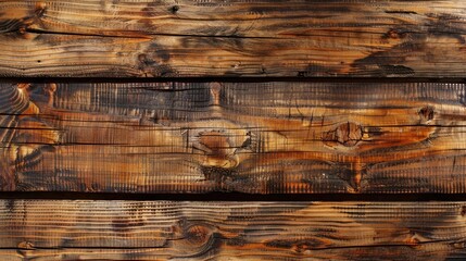 Naklejka premium Wooden background with vintage planks and bark texture