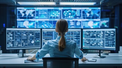 The cybersecurity monitoring desk