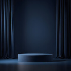 stage with spotlight