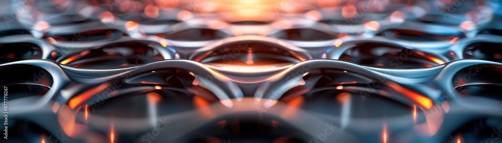 Aufkleber symmetrical edge design with sharp precision a visual symphony of balanced clarity and precise lines