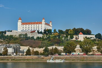 Castle building in Bratislava, Slovakia