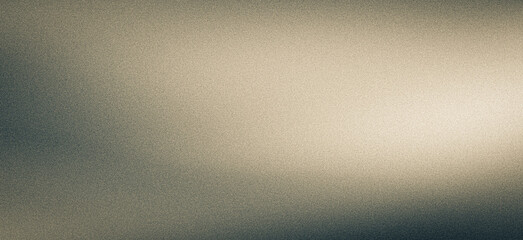 Obraz premium Gray beige gradient background abstract grainy poster design noise texture effect