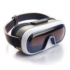 Virtual reality googles headset, Vr googles isolated on a white background.