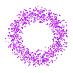 Heart round frame with space for text. hearts border and frame