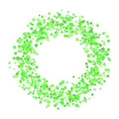 Heart round frame with space for text. hearts border and frame