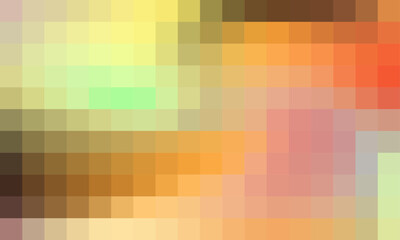 Abstract and colorful pixel background. Color palette shades