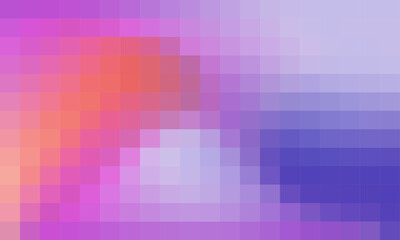 Abstract and colorful pixel background. Color palette shades
