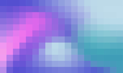 Abstract and colorful pixel background. Color palette shades