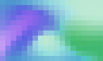 Abstract and colorful pixel background. Color palette shades
