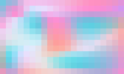 Abstract and colorful pixel background. Color palette shades