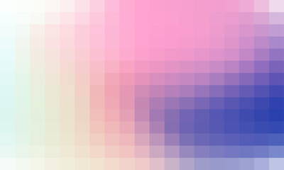 Abstract and colorful pixel background. Color palette shades