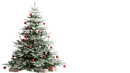 Christmas tree on a transparent background