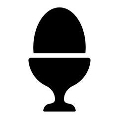 Obraz premium boiled egg icon 